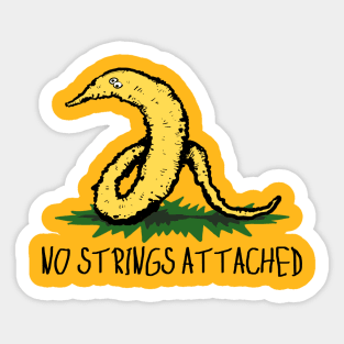 Gadsden Worm Sticker